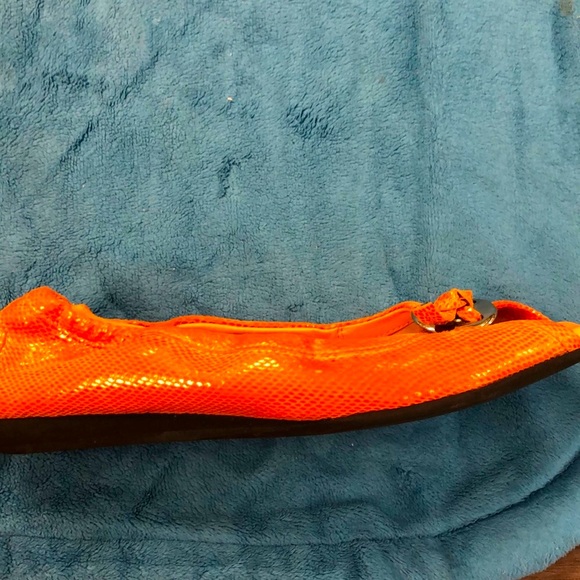 ANYI LU HARMONY Leather Peep-toe Ballet - Picture 9 of 14